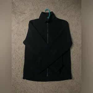 Men’s small black zip up